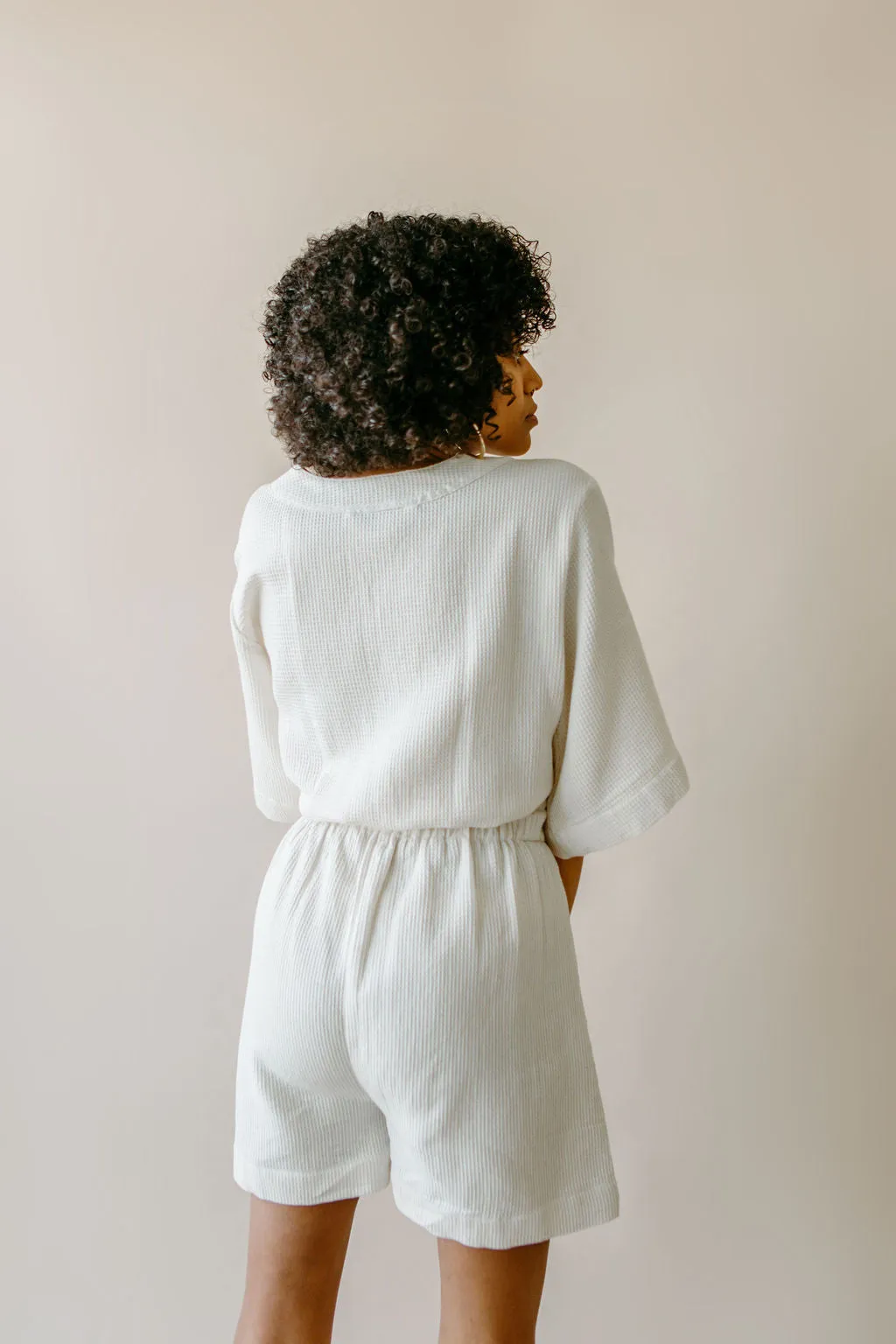 Waffle Romper Robe