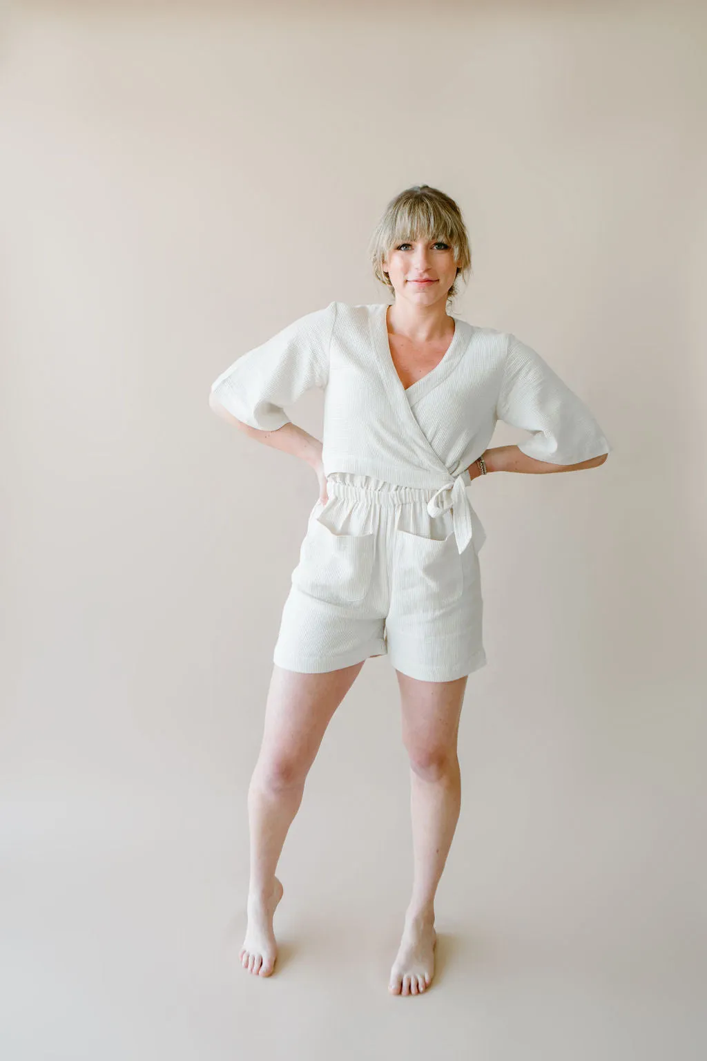Waffle Romper Robe