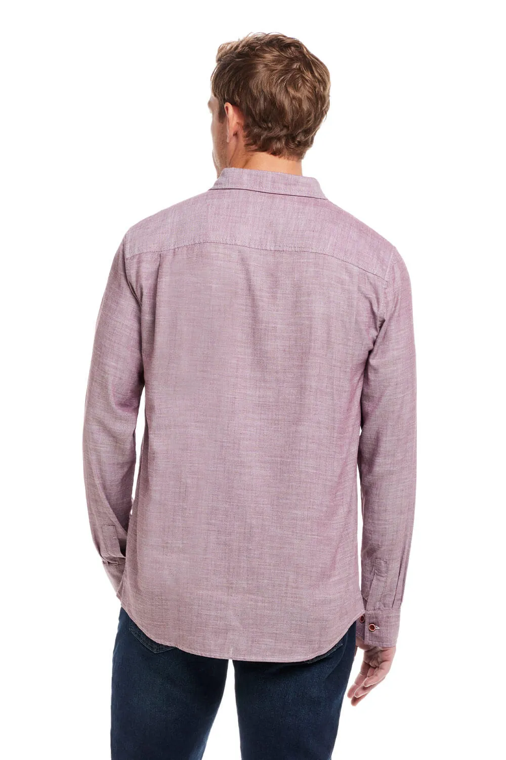 Weatherproof Vintage Winter Oxford Button Down Shirt for Men in Truffle | F2485808GK-TRUFFLE