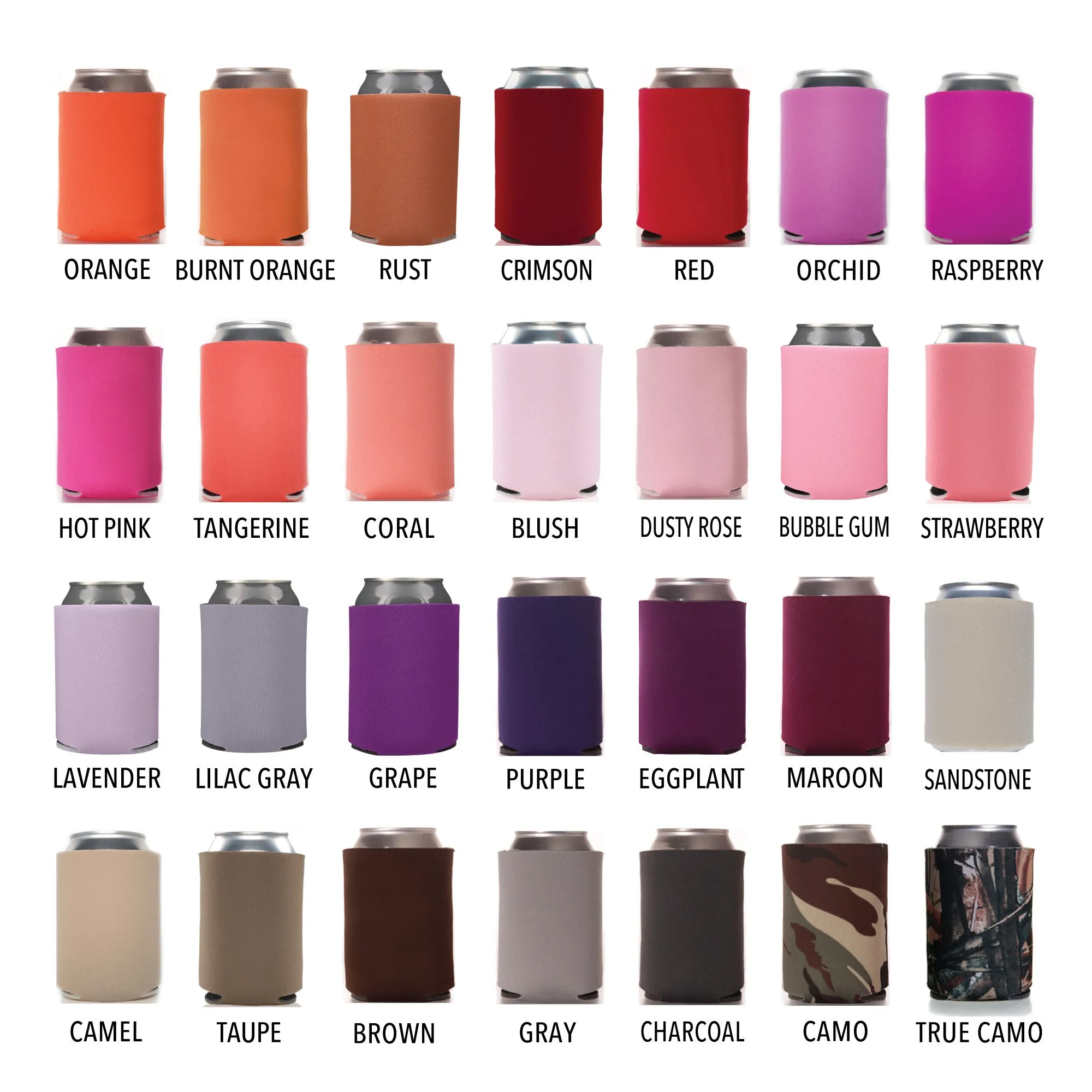 Wedding Can Cooler #19FR - Full Color