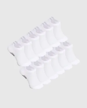 White No Show Socks 12-Pack 2.0