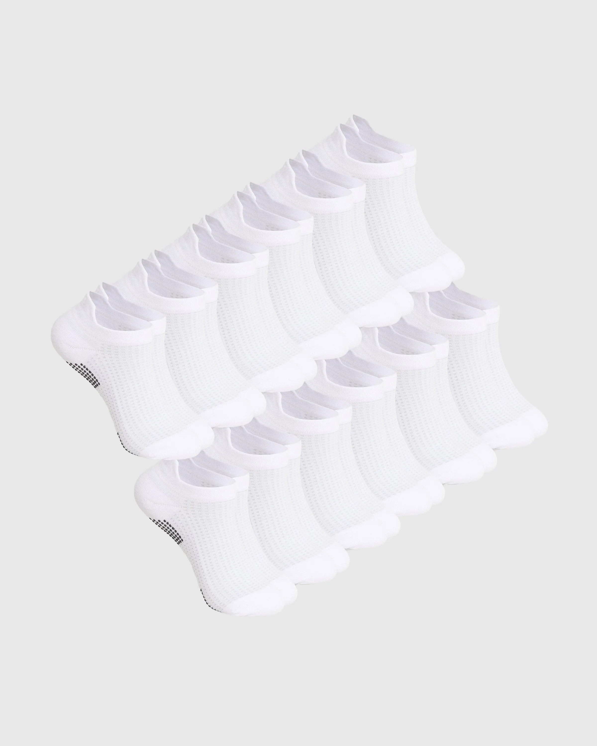 White No Show Socks 12-Pack 2.0