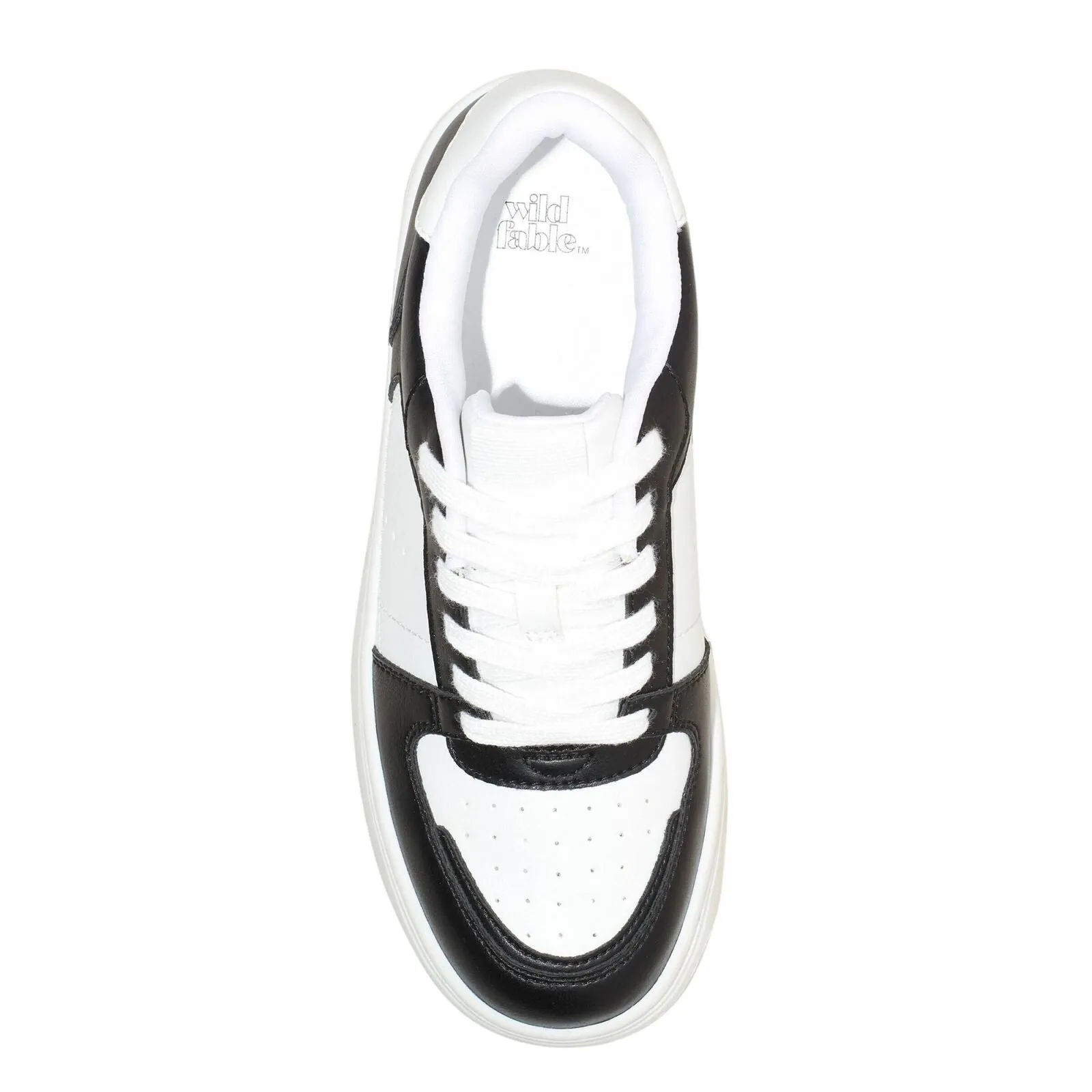 Wild Fable Womens Lola Lace-Up Sneakers with Memory Foam Insole Black 11M