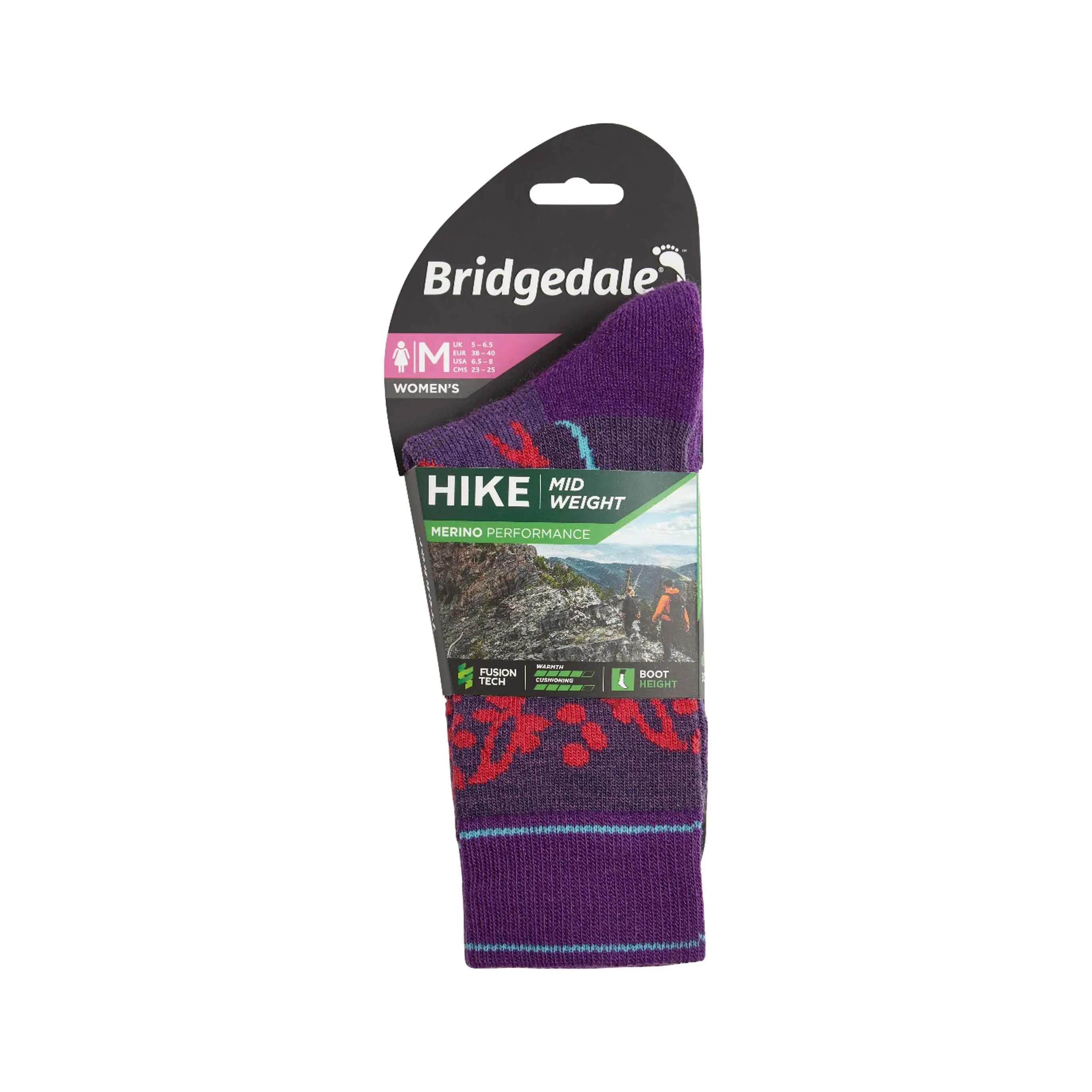 Womens Hike Mid Weight Performance Socks