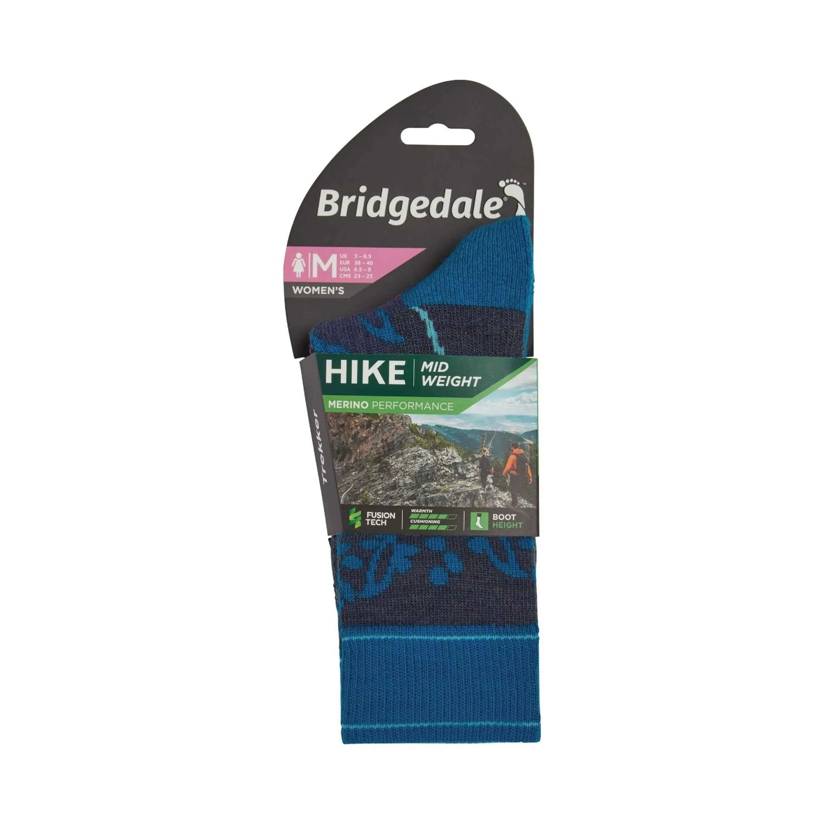 Womens Hike Mid Weight Performance Socks