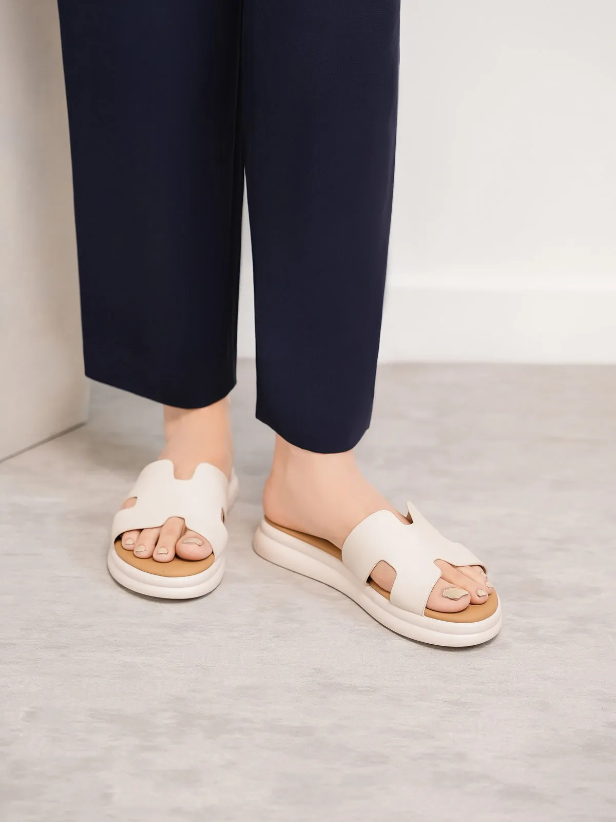 Womens "HUANA" Comfy Padded Slippers