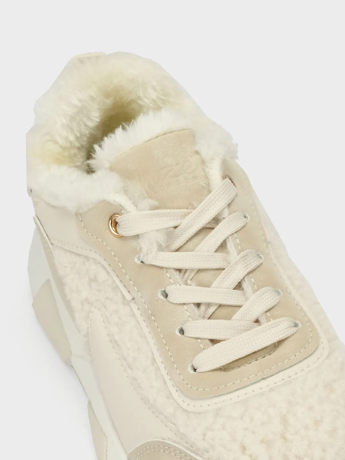 Womens "KHAFRA" Laced Up Casual Sneakers