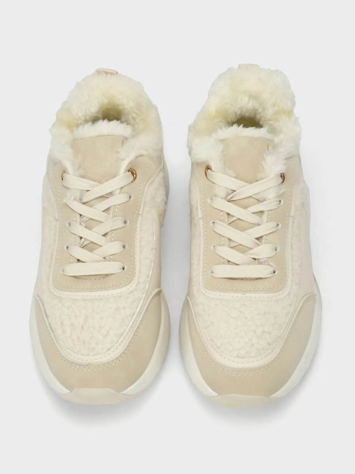 Womens "KHAFRA" Laced Up Casual Sneakers