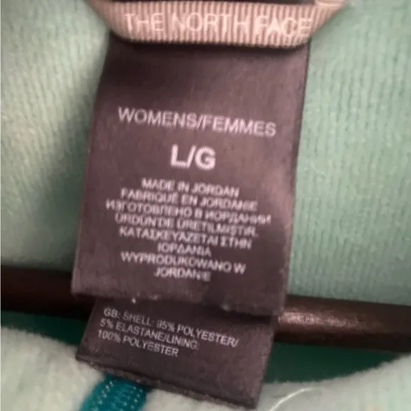 Women's The North Face Turquoise Full Zip Jacket