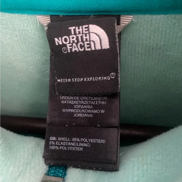 Women's The North Face Turquoise Full Zip Jacket