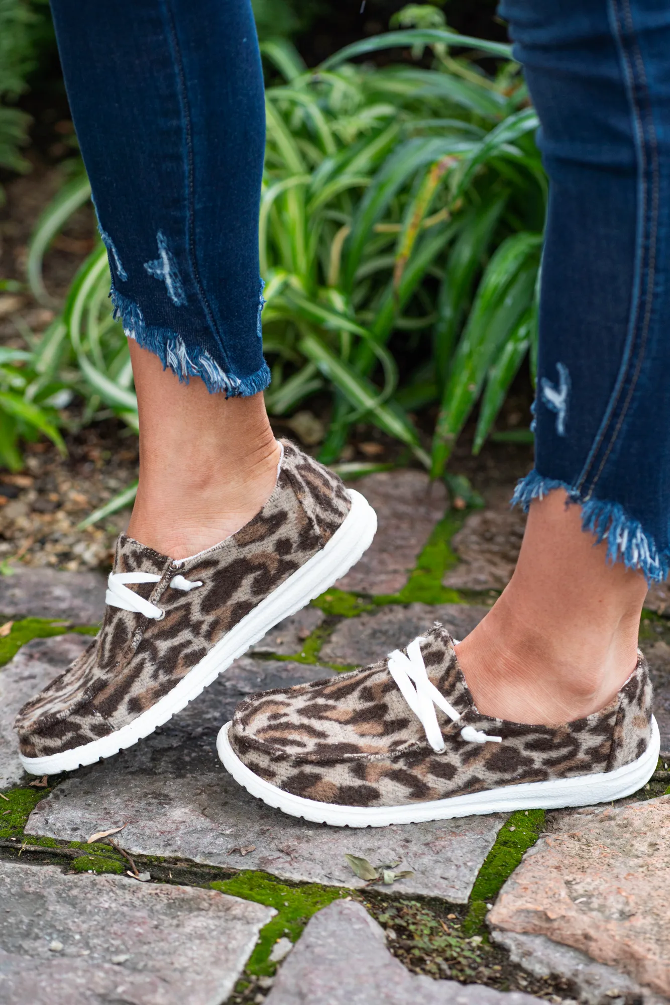 Yogi Sneakers Taupe Leopard